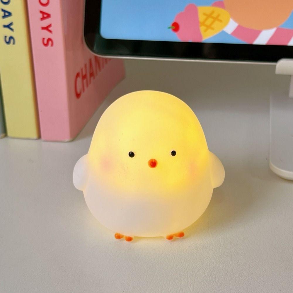 Creative Bedside Lamp Silicone Cartoon Animal Lamps Soft Light Led Night Light Student Dormitory