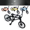 1 шт., ретро сплав, мини-палец, BMX, сборка велосипеда, модель велосипеда, игрушки, гаджеты, подарок, игрушки, модель, мини-портативный велосипед для детей