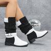 Martin Boots Female Fashion England Cut Colorful Big Yards New Ladies Retro High-top Leather Shoes 2025 New