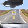 Rearview Mirror Hanging Ornament Cute Animal Shaped Pendant with Lanyard Easy To Install Car Interior Decoration