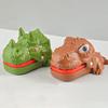 Biting Hand Fun Portable Toy Mini Dinosaur Parent-child Interaction Creative Battery-Free Game for Kids