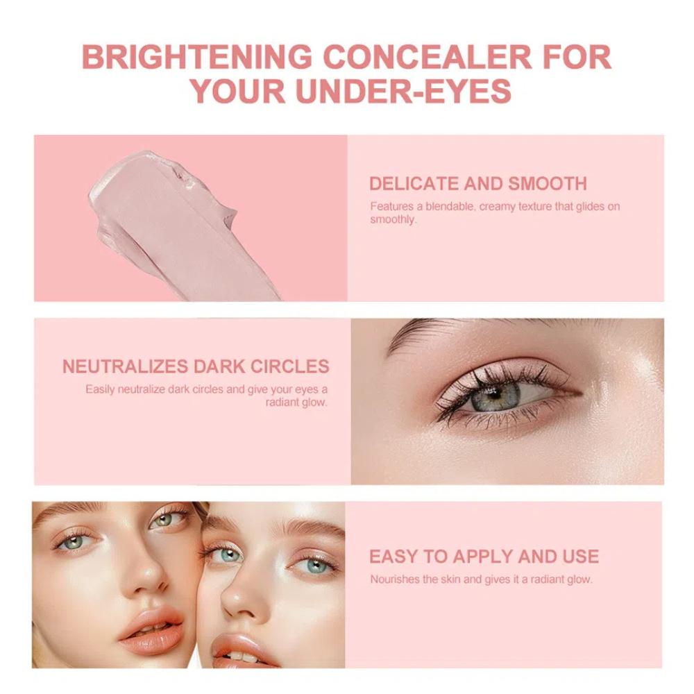 Eye Brightening Cream Highlighter Cover Spot Foundation Concealer