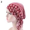 New Fashion Scarf Muslim Printed Headwear Cancer Chemo Hat Turban Hat Head Wrap Cap
