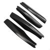 4x Roof Rack Rail End Cover Shell, Luggage Cargo Protection, Vehicle Car Parts Protector