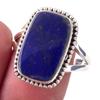 Natural Lapis Lazuli Gemstone Handmade 925 Solid Sterling Silver Ring S.10 c4B51