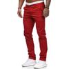 Casual Pants Men'S European And American Style Slim Fit Men'S Casual Solid Color Pants
