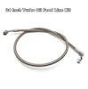 4 An 90 Degree 24" Oil Line Kit For T3/T4 Turbo Oil Feed Line Steel Braided Kit