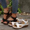 Women's Sandals 2025 Summer Sandals Women Heels Sandals Casual Wedges Footwear Summer Shoes Woman Soft Heeled Shoes