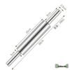Stainless Steel Seamless Rolling Pin for Dough, Dumplings, Noodles, and Baking