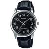 MTP-V001L-1B Electronic Wristwatch Men's Leather Student Fashion Suit