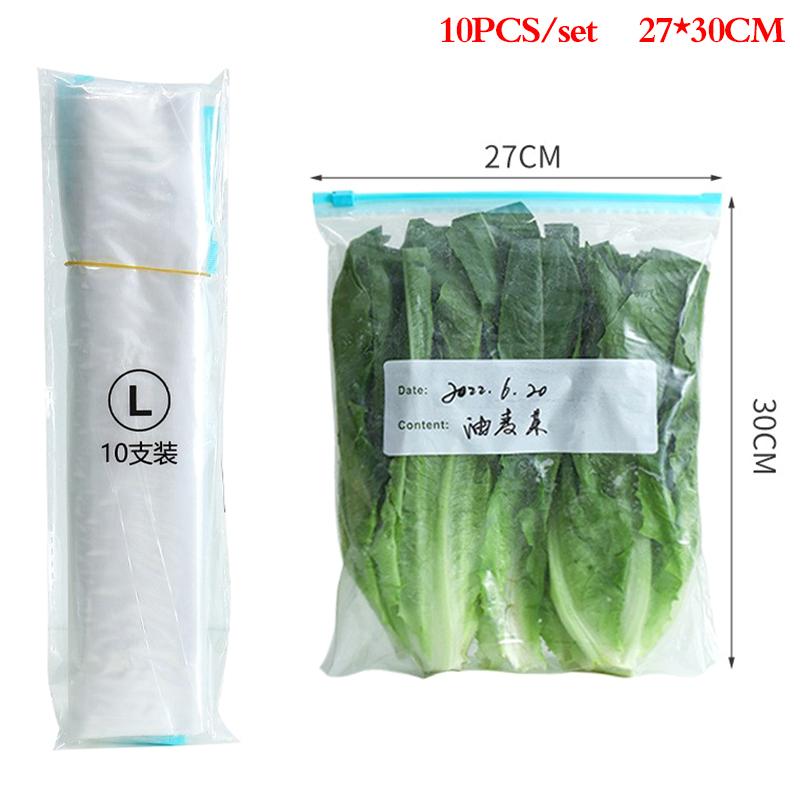 20pcs Wrap Plastic Packaging Bags Food Storage Bag Reusable Freezer Sandwich Sealing Bag Kitchen Refrigerator Food Preservation