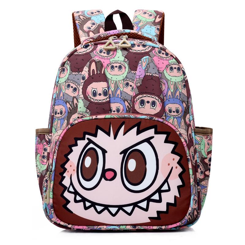 Labubu Cartoon Primary School Student Backpack Cute Lightweight Weight-reducing Children's Backpack CLE