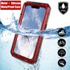 Aluminum Metal Silicone IP68 WaterProof Case for IPhone 14 13 12 Pro Max 11 XS Max XR 6 78 Plus SE3 Swim Outdoor Sport Anti-drop Shockproof  Cover