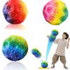 Yousheng High Bounce Moon Ball Stress Relief Decompression Hand-Eye Coordination Agility Motor Skills Training Kids Adults Jump Space Ball Toy