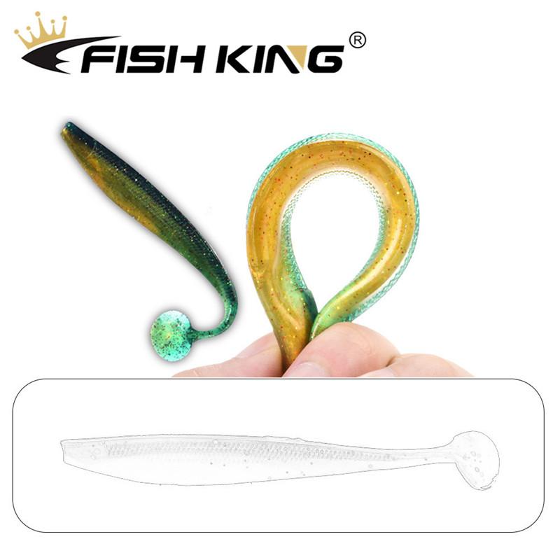 FISH KING New Shad Fishing Lure Soft Lure 90mm 120mm 160mm Wobblers Odor Attractant Carp Silicone Bait Pike Bass Artificial Bait