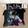 My Hero Academia Bedding Set Anime 3D Print Duvet Covers Pillowcases Home Textile Luxury Cartoon Queen King Size Boys
