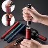 Air Pressure Pump Wine Bottle Opener Pen Shape Stainless Steel Needle Fast Kitchen Bar Party Portable Corkscrew OpenTool
