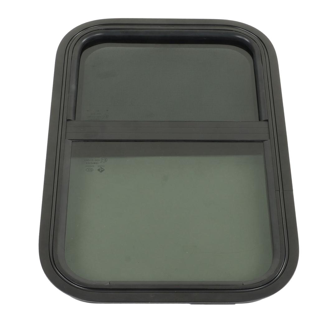 RV Window 590x390mm Tinted Tempering Glass Vertical Horizontal Sliding for Campers Trailers