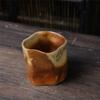 Creative Coffee Cup Coarse Pottery Water Cup Retro Supply Niche Ceramic Cup Japanese Ceramic Special-Shaped Cup