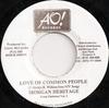 7inch Record MORGAN HERITAGE - Love Of Common People None Artists Only! R 2000 Jamaica Reggae, Ska & Dub Used
