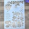DIY Cake Craft Layering Stencil for Scrapbooking Album Decorative Wall Painting