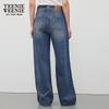 Teenie Weenie Women's 2025 Autumn Relaxed Wide-Leg Jeans