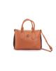 Tote Bag - CHRISTIAN LACROIX - Eternity - Cognac &; Black - Coated Canvas - 33x23x17cm
