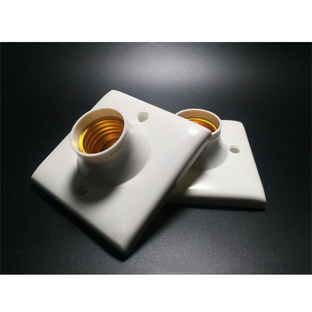 Plastic Shell Screw Socket Adapter Conversion Fixing Converter Lamp Holder E27 Bulb Base