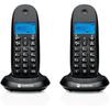 MOTOROLA C1002 CB+ Téléphone DECT Noir Duo