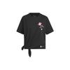 Neo X Strawberry Bear Co-Branded SS23 Cartoon Letter Print T-Shirt Women Tops Black IP4029