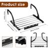 Foldable Hanging Clothes Drying Rack Extendable Balcony Stainless Steel Radiator Clothes Dryer Rack for Hanging Clothes Shoe