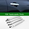 FOR Toyota Spade / Porte Chrome Silver Car Door Handle Cover Trim 2008 2009 2010 2017
