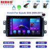 Android 9'' HD Mirror Car Radio Player Universal Bluetooth GPS Navigation Audio WIFI For 2006 - 2016 Suzuki SX4