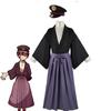 Anime Jibaku Shounen Hanako Kun Yugi Amane Cosplay Costumes Toilet Bound Hanako Kun Cloak Black Full Set Uniform Hat