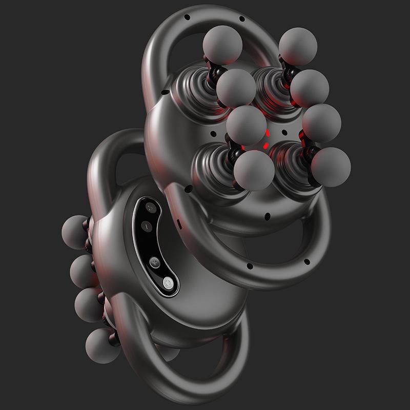 Rechargeable 8-Head Electric Fascia Gun for Muscle Relaxation