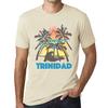 Men’s Vintage Tee Shirt Graphic T Shirt Summer Triangle Trinidad Natural