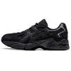 Gel-Kayano 5 Round Toe Fabric Synthetic Leather Durable Breathable Low-Top Casual Running Shoes Women Sneaker Black 1202A077-001