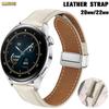 LUJING Leather Strap for Samsung Watch 4/5/6 40mm 44mm 5 Pro 45mm Magnetic Buckle for Galaxy Watch 6/4 Classic 43mm/47MM 42mm/46mm Band