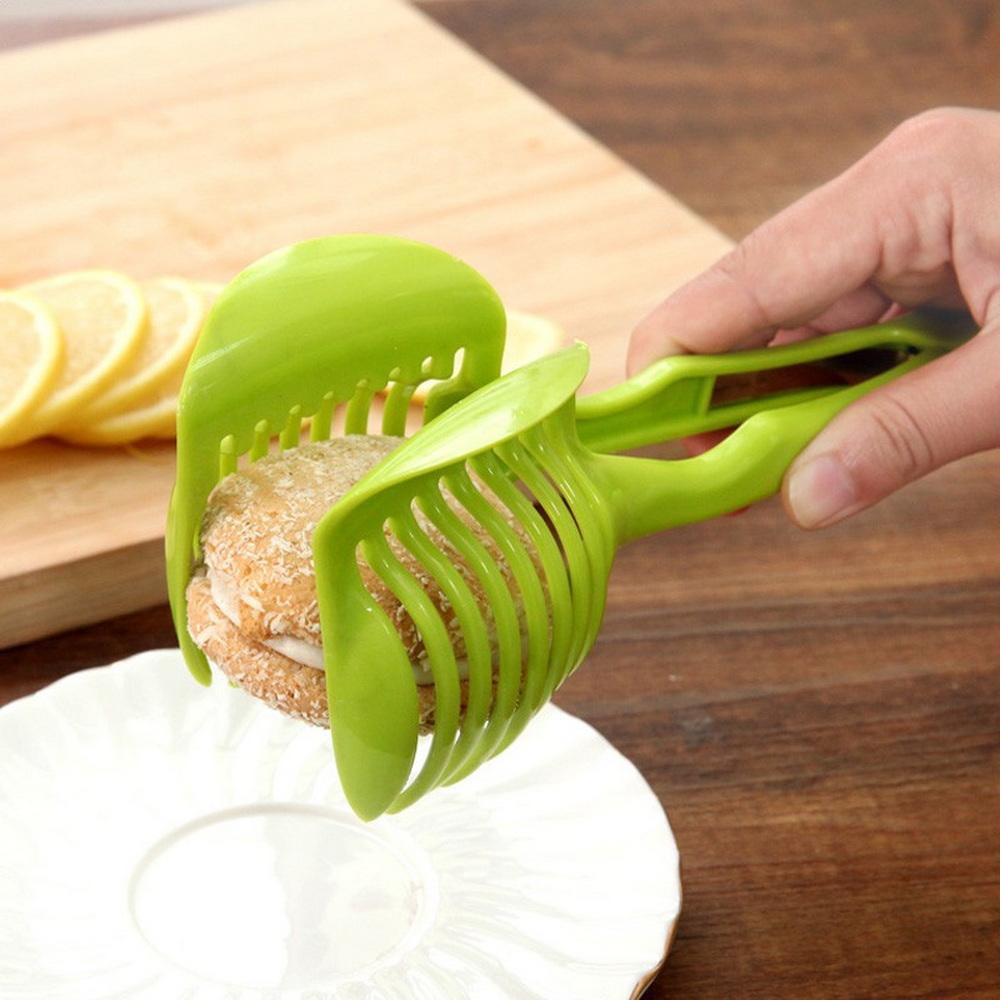 Tomato Slicer Fruits Cutter Stand Utensilios De Cozinha Assistant Lounged Tomato Lemon Shreadders Slicer