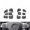 Pair Car Steering Wheel Switch Button For B1enz C-Class W205 GLC-Class W253 Black