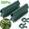 20/100Pcs Plant Fixed Clips Reusable Greenhouse Bracket Fixing Stems Flower Vine Vegetables Tomatoes Fastener Garden Supplies