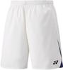 YONEX White Uni-Half Shorts, (011)