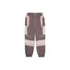 Li Ning Badfive Letter Print Color Block Jogger Pants Men Bottoms Sparrow-Brown AYKR545-2
