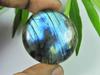 36X36MM Multi Fire Labradorite Round Cabochon Loose Natural Gemstone 77Cts. SK-4013