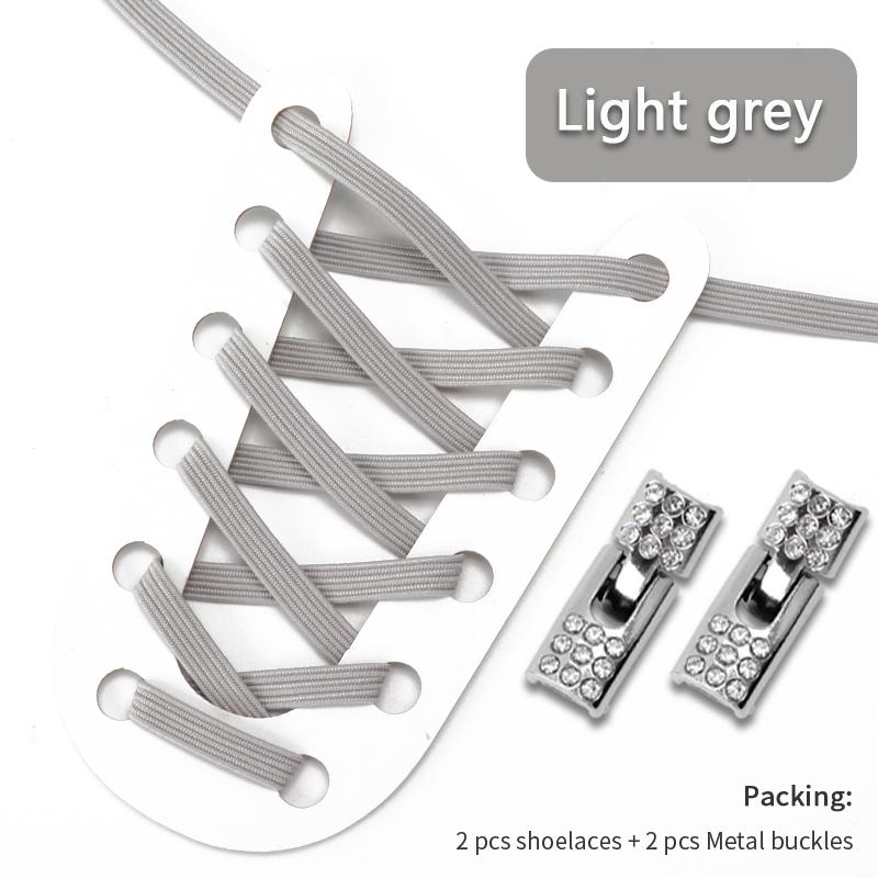 4Pcs Elastic Laces Sneakers Kids Adult No Tie Shoelace Cross Lock Shoelaces Without Ties 8MM Width Rubber Bands Shoes Accessorie NO.8