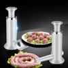 Manual Sausage Stuffing Machine Meatball Maker Homemade Sausage Tool Dual Use Sausage Syringe Sausage Meatball Filler Injector Tools