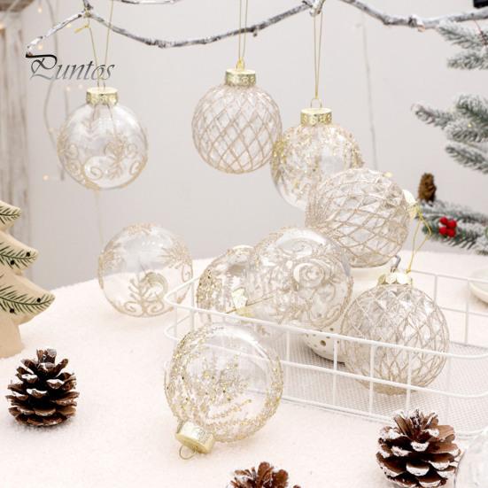9 Pcs Christmas Ball Ornaments Shatterproof Christmas Decorative Balls Reusable Festival Hanging Ornaments for Christmas Tree Home Parties
