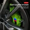 6PCS Car Brake Caliper Sticker Heat Resistant 3D Sticker Decal For BMW M4 M8 5 Series E39 E60 E61 F10 F11 F07 G30 G31 G15 Z4 E89