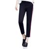 Side Striped Harem Pants High Waist Sweatpants Women Elastic Waist Casual Pants Pocket Trousers