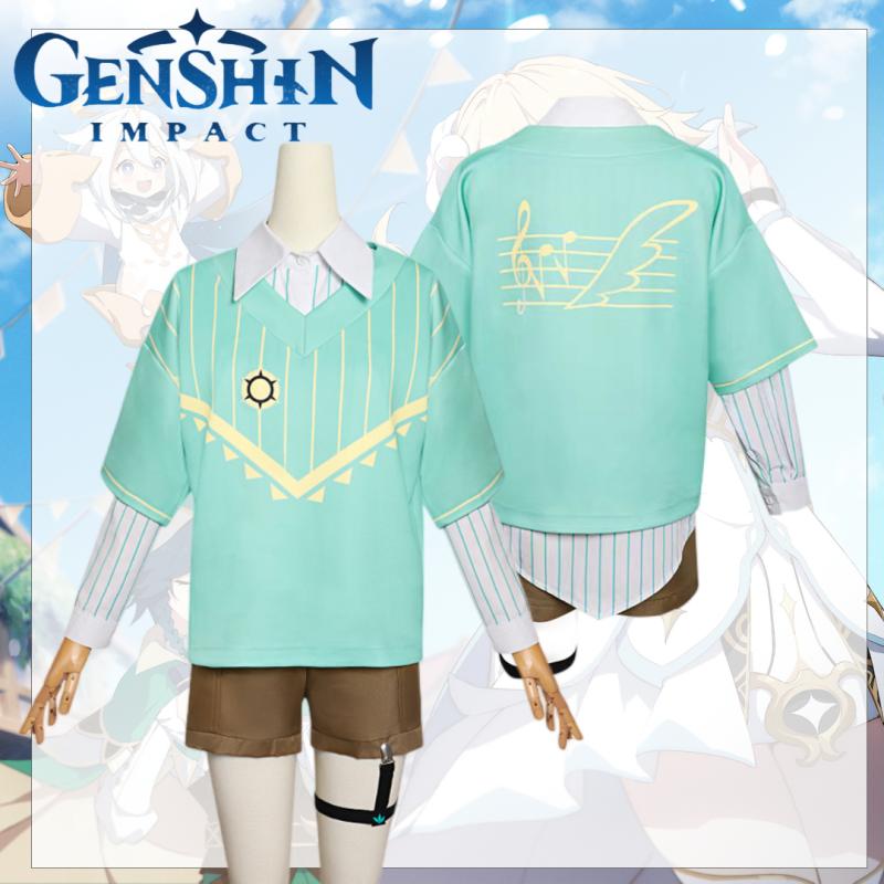 Wendy Impact Genshin Holiday Casual Wear Roleplaying Clothing Ornament Chest
